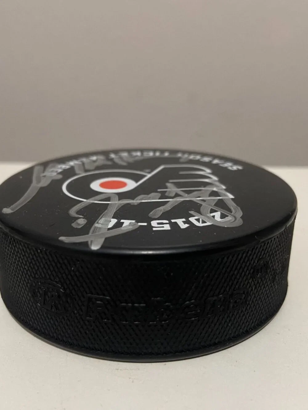 Bernie Parent Signed Autographed Season Ticket Member Philadelphia Flyers Puck